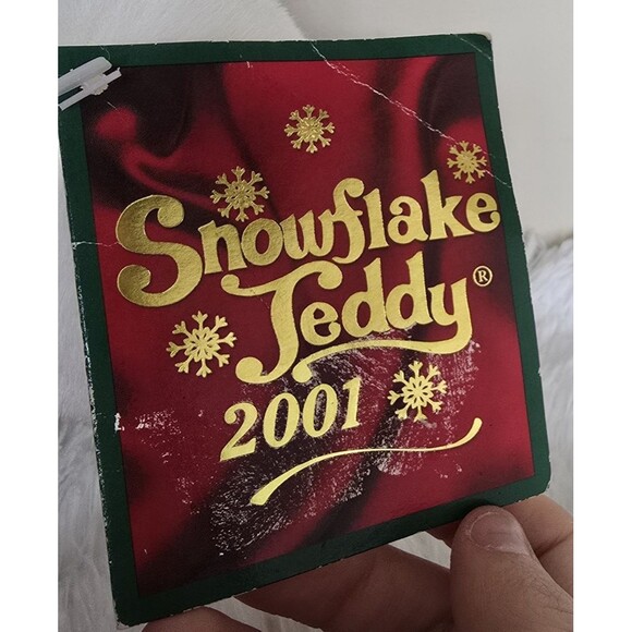 2001 Dan Dee Snowflake Teddy Bear Holiday Collectible Plush Christmas Edition - Picture 5 of 9